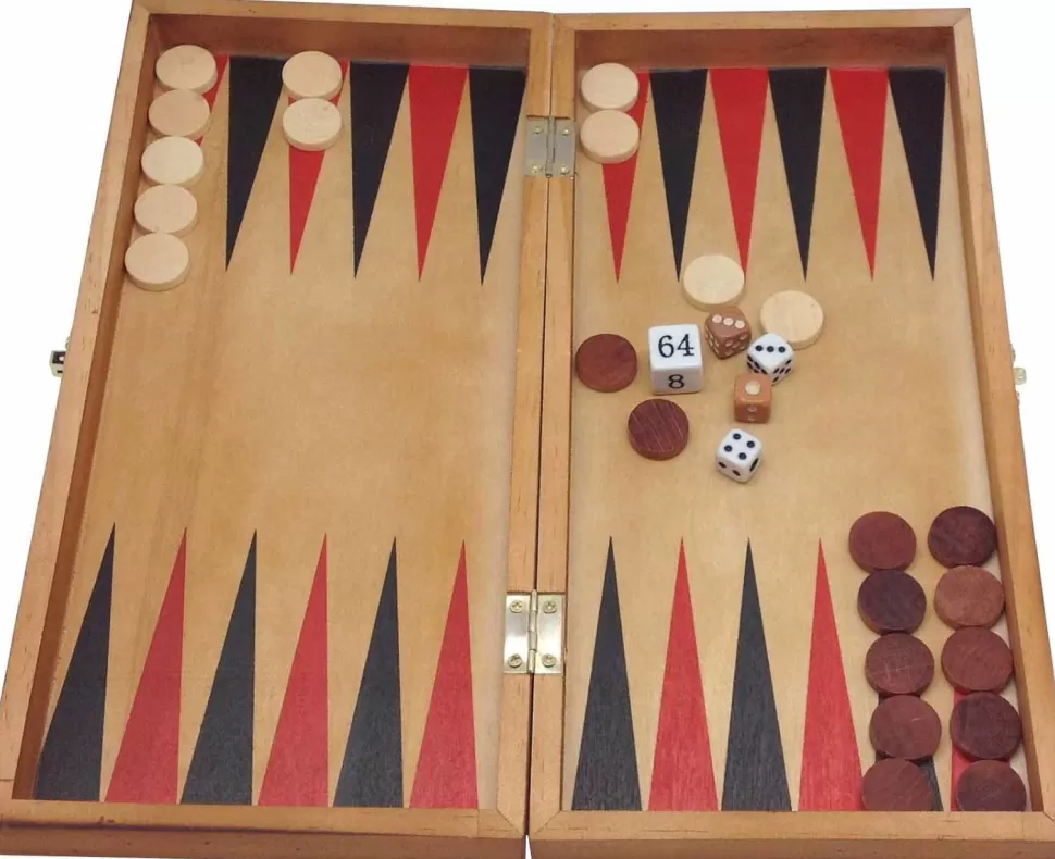 Magni 3-In-1 Spel In Houten Koffer