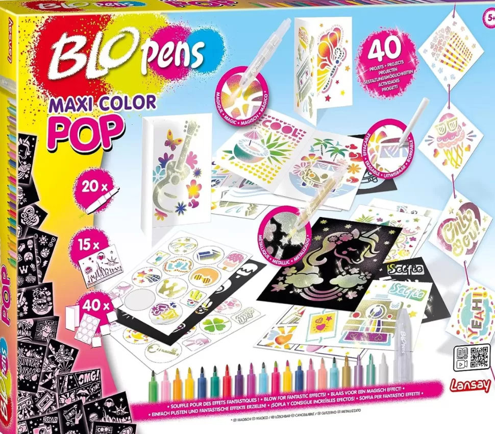 Blopens Tekenen & Verven^Airbrush Activiteitenpakket - Maxi Colour Pop