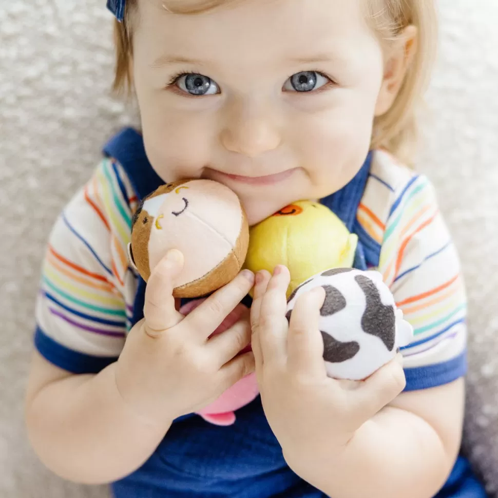 Melissa and Doug Peuterspeelgoed^Baby Bal - Boerderij Vriendjes, 4 St