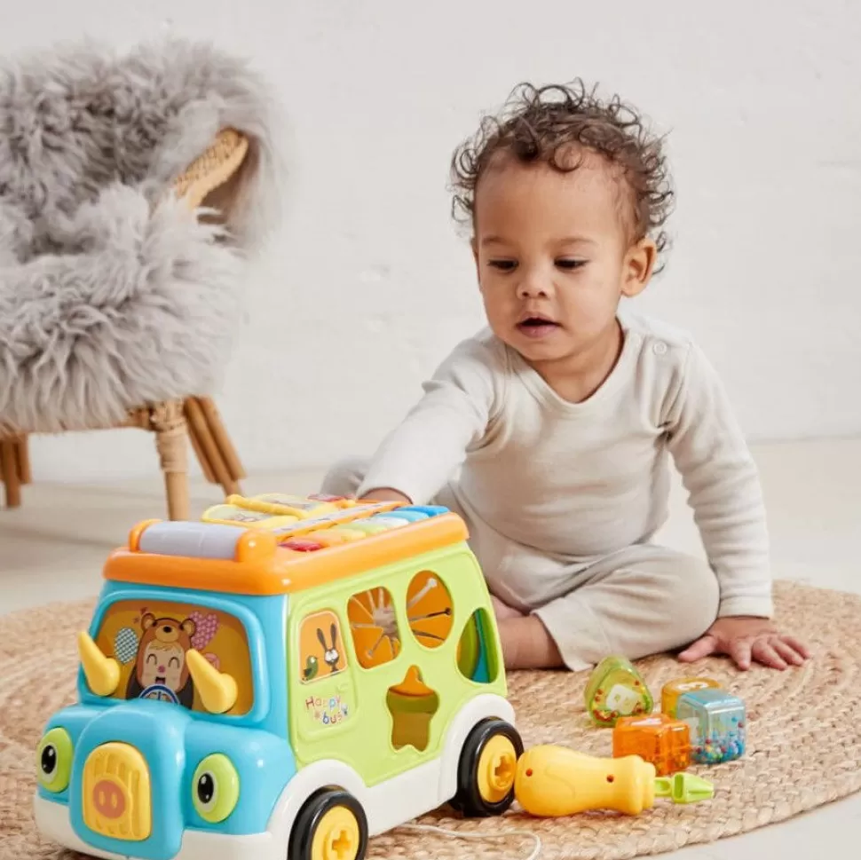 Scandinavian Baby Products Sorteren & Stapelen^Baby Speel Bus - Activiteiten