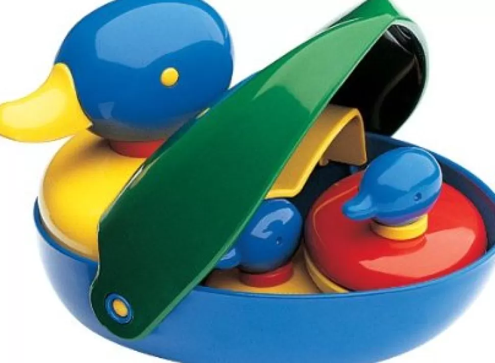 ambi Toys Badspeelgoed^Badspeelgoed - Mama-Eend Met Kuikentjes