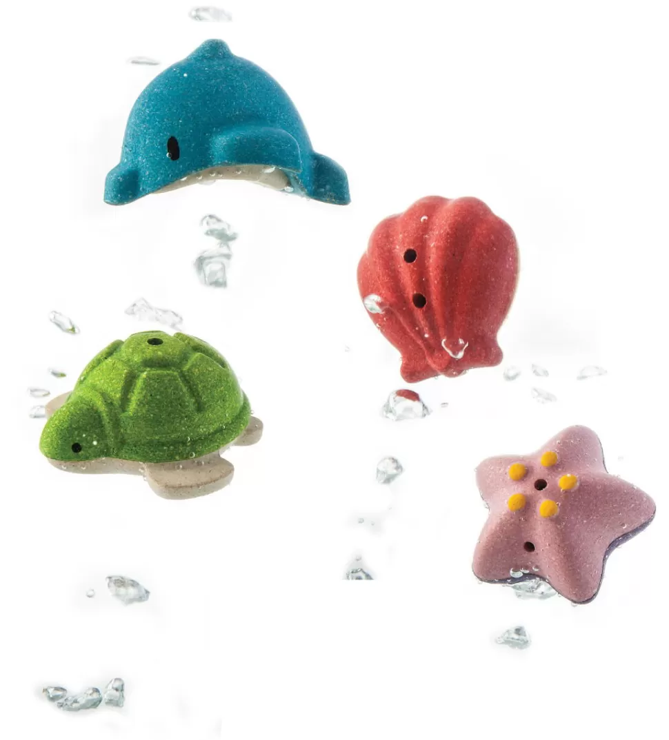 PlanToys Badspeelgoed^Badspel - Set Met Zeedieren