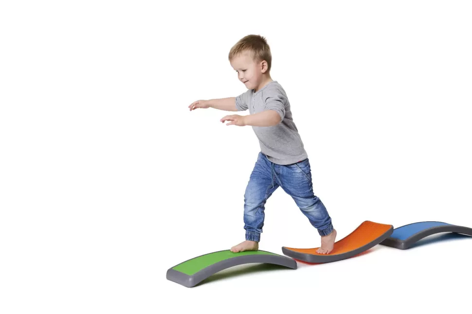 Gonge Motoriek Speelgoed^Balanceer Board - Bogen 3 Stk