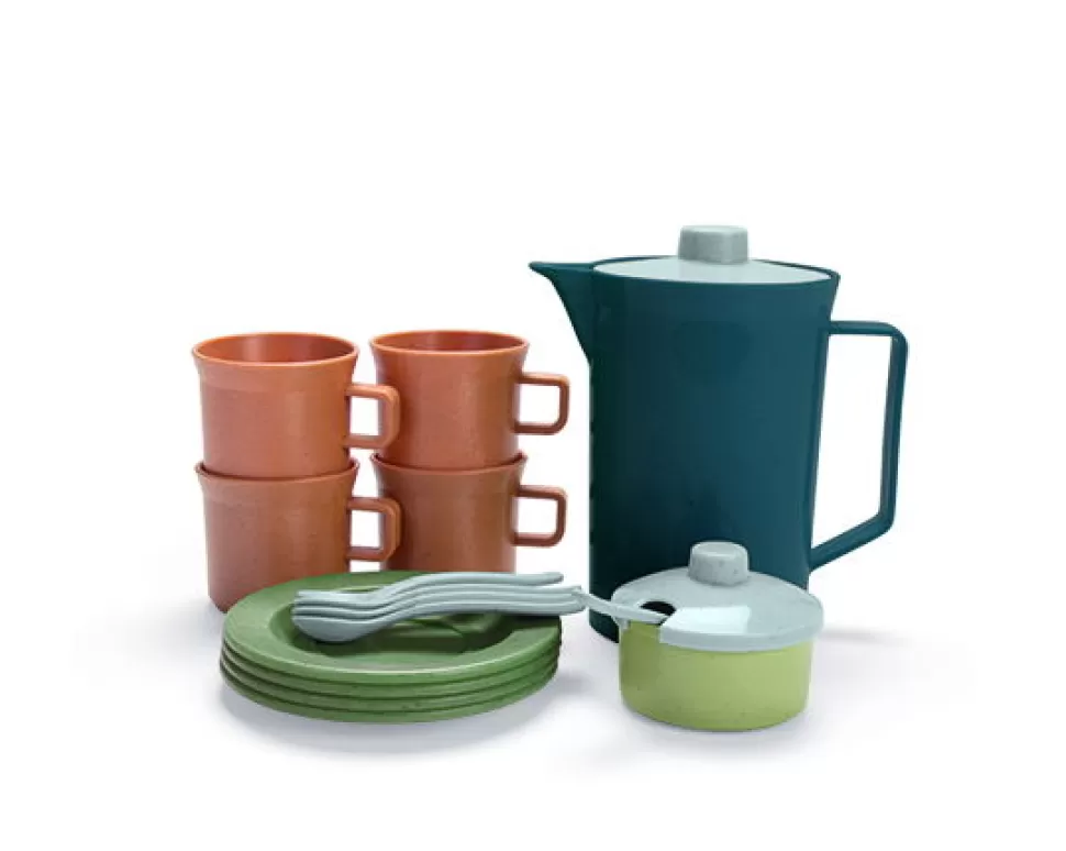 Dantoy Zand- & Strandspeelgoed^Bio Koffie Set, 17 Delen