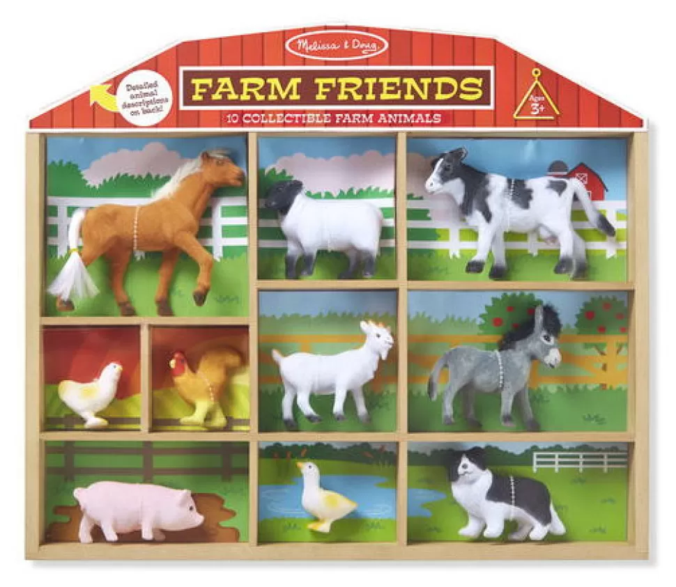 Melissa and Doug Boerderijdieren 10 Stk.