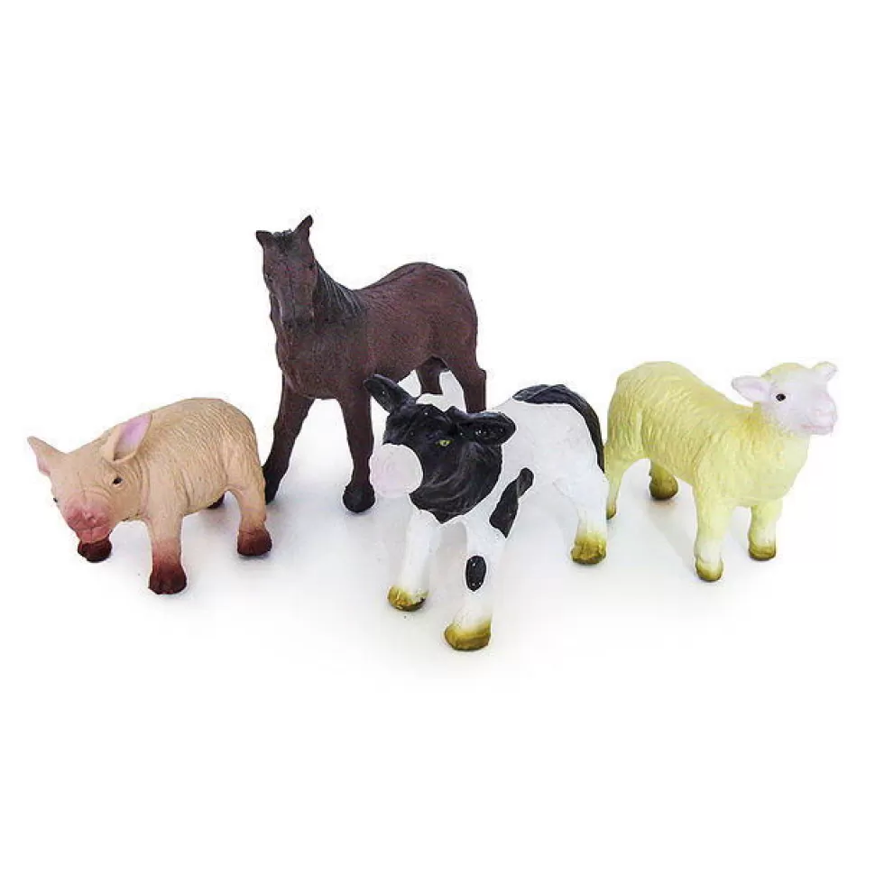 Green Rubber Toys Boerderijdieren Van Natuurrubber