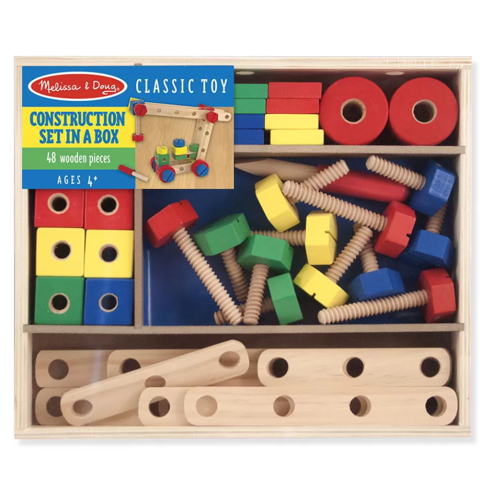 Melissa and Doug Constructiespeelgoed^Bouwset Van Hout - 48 Delen