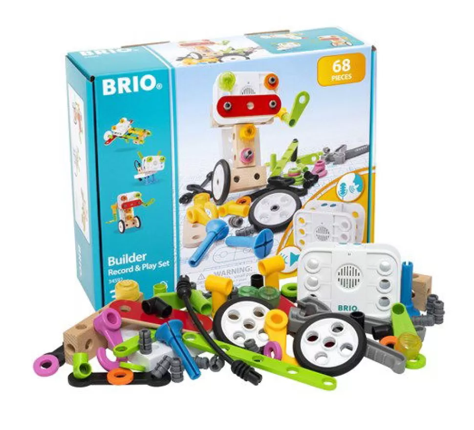 BRIO Houten- & Bouwblokken^ Builder - Set Met Opnemen En Afspelen