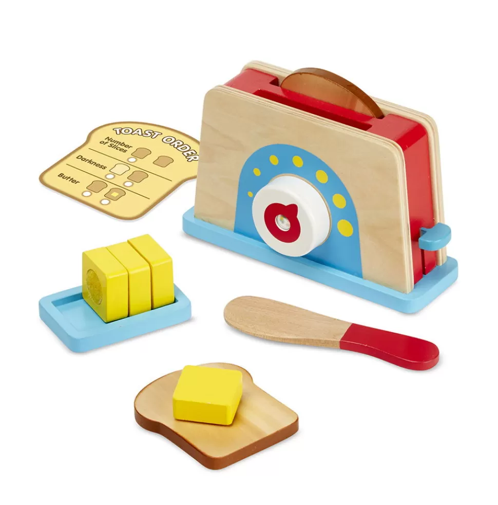 Melissa and Doug Speelkeuken & Speelgoed Eten^Broodrooster Met Brood En Boter