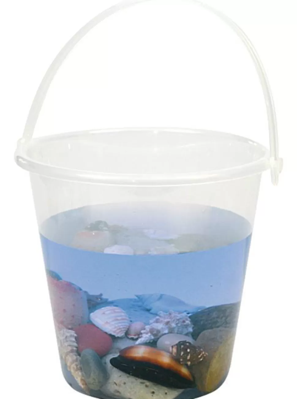 eduplay Zand- & Strandspeelgoed^Emmer - Transparant - 2,5 L