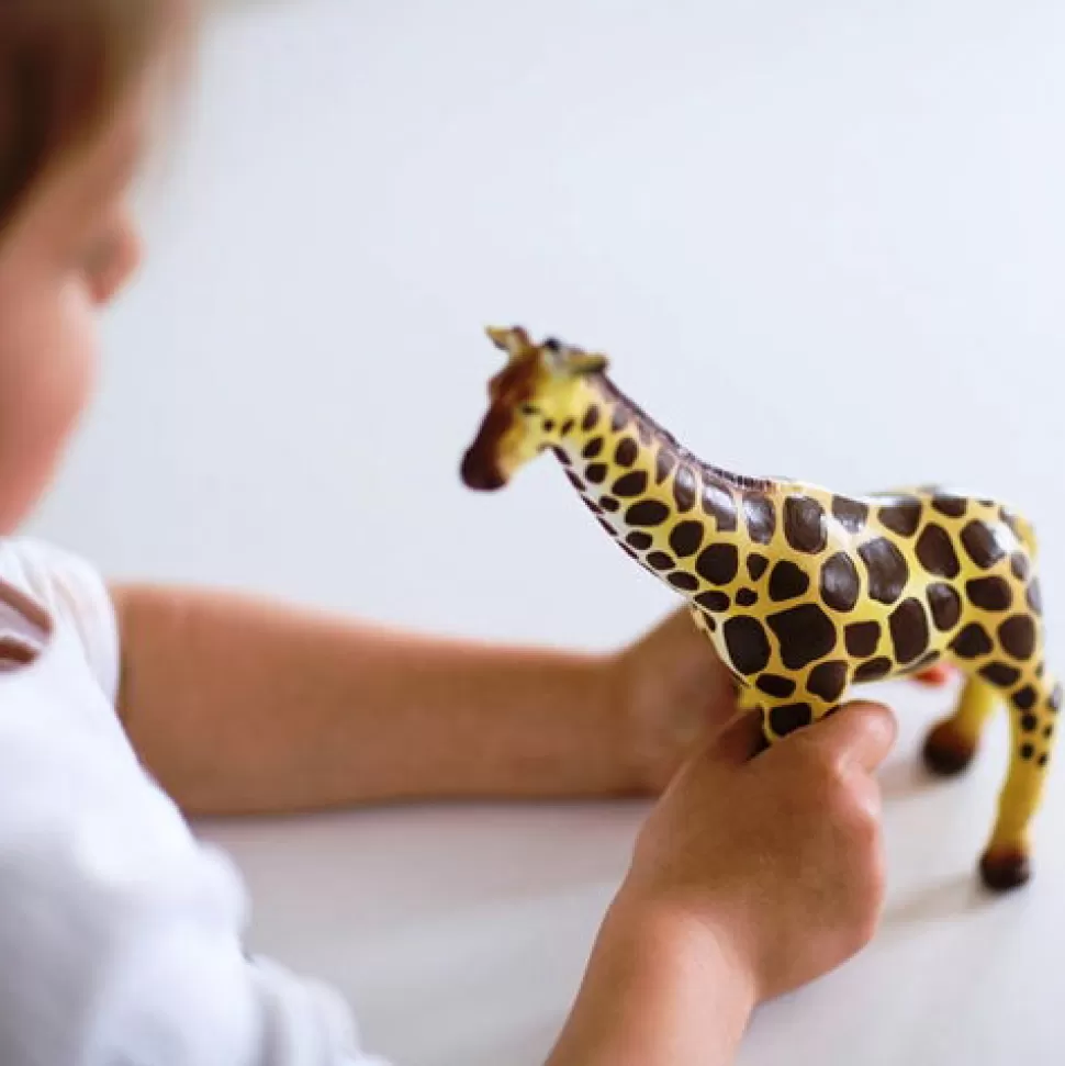 Green Rubber Toys Speelgoed Dieren^Giraffe Van Natuurrubber