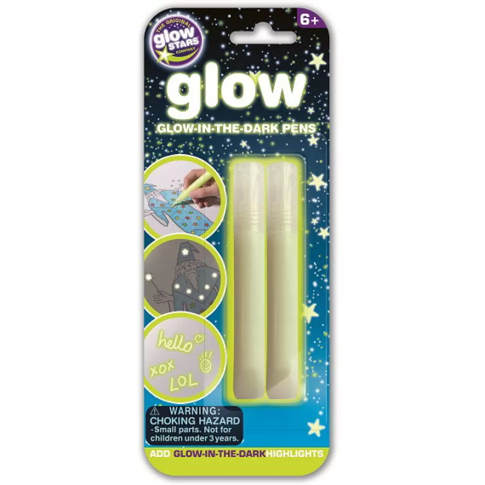 Brainstorm Tekenen & Verven^Glow - Glow-In-The-Dark Stiften - 2 Stk