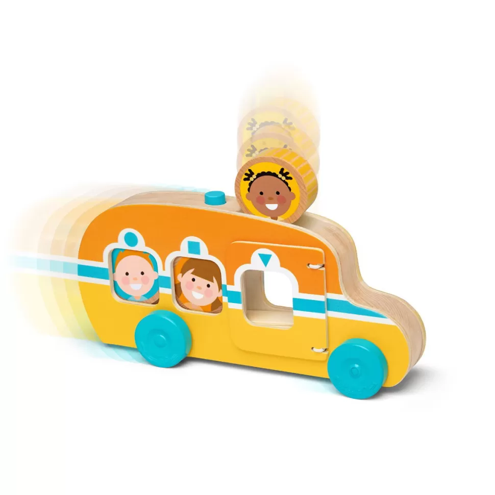 Melissa and Doug Speelauto's^Go Tots - Roll & Ride Bus