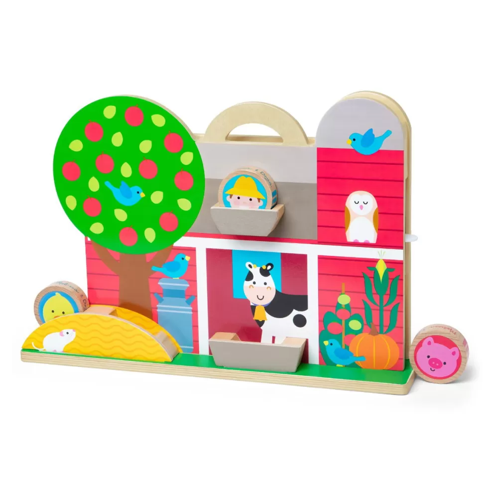 Melissa and Doug Poppenhuis & Speelsets^Go Tots Tumble - Boerderij