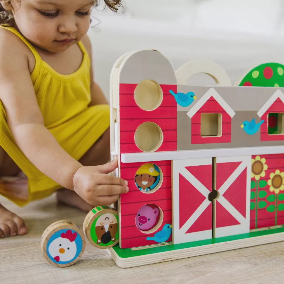 Melissa and Doug Poppenhuis & Speelsets^Go Tots Tumble - Boerderij