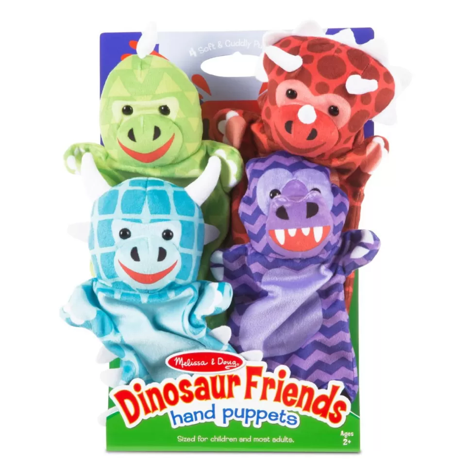 Melissa and Doug Handpoppen^Handpoppen - Dinosaurussen - 4 Stk