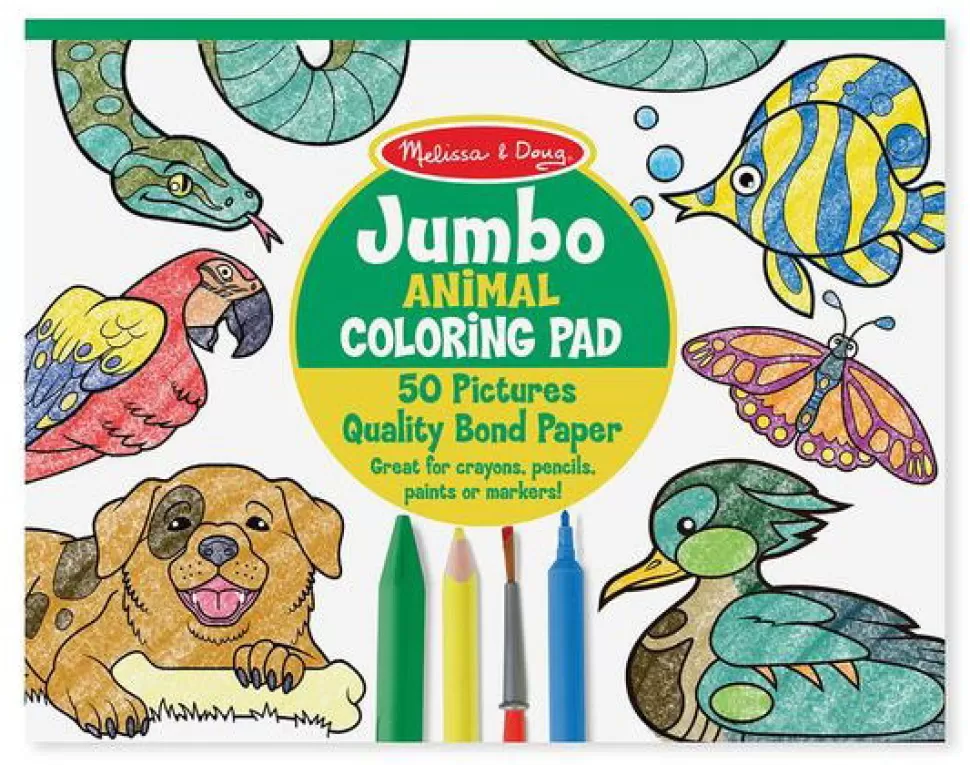 Melissa and Doug Tekenen & Verven^Kleurboek - Jumbo Met Dieren