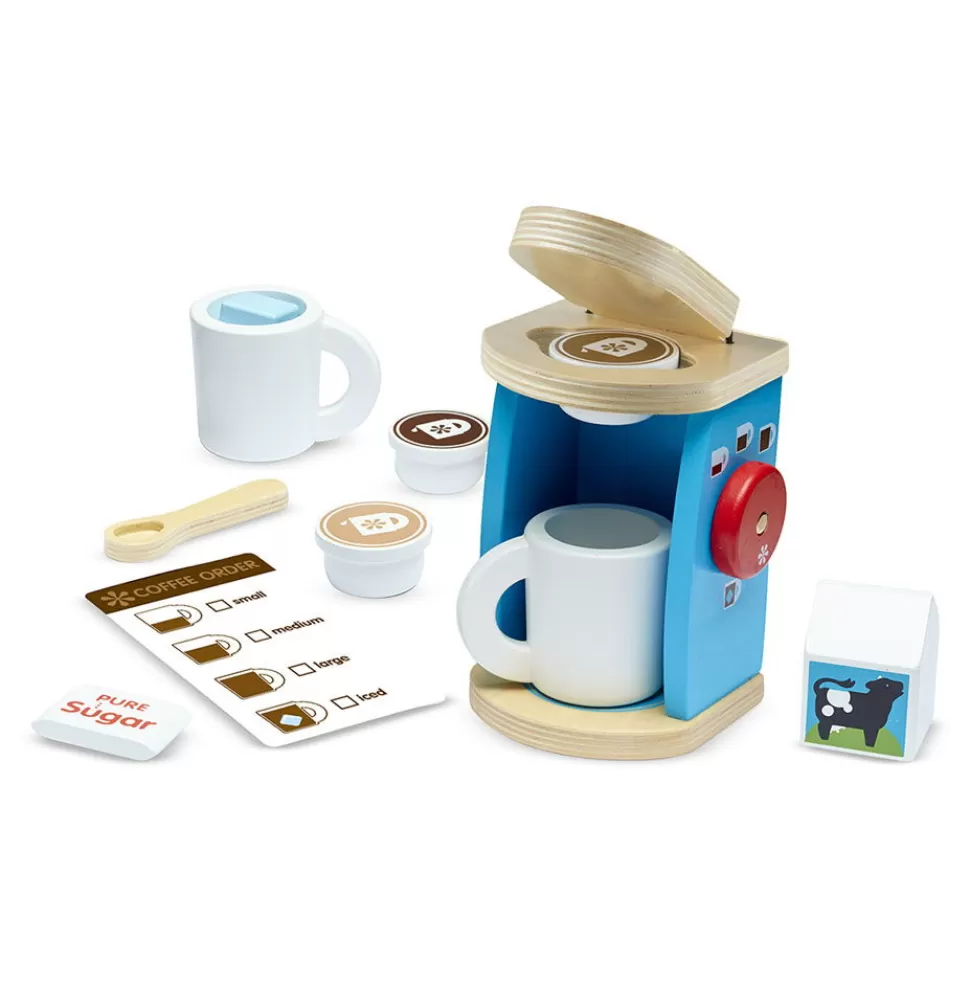 Melissa and Doug Speelkeuken & Speelgoed Eten^Koffiemachine Met Cupjes