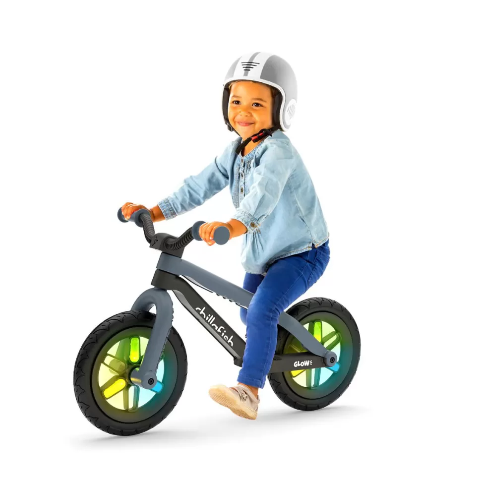 Chillafish Loopfiets Bmxie Glow - Antraciet (2-5 Jr)