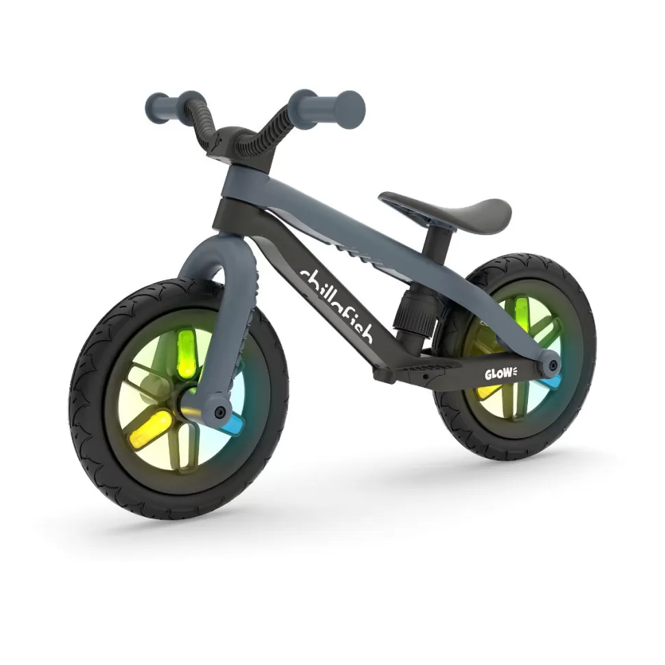 Chillafish Loopfiets Bmxie Glow - Antraciet (2-5 Jr)