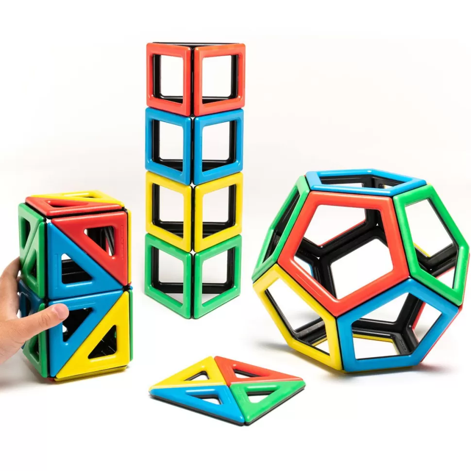 Polydron Magnetisch Speelgoed^Mag - Extra Figuren - 48 Delen