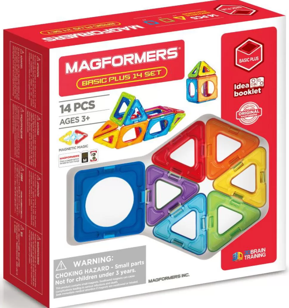 Magformers Magnetisch Speelgoed^ - Basis Plus - 14 Stk