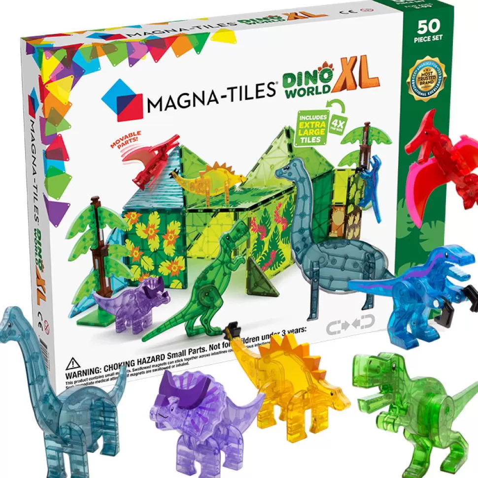 Magna-Tiles | Dino World Xl, 50 St