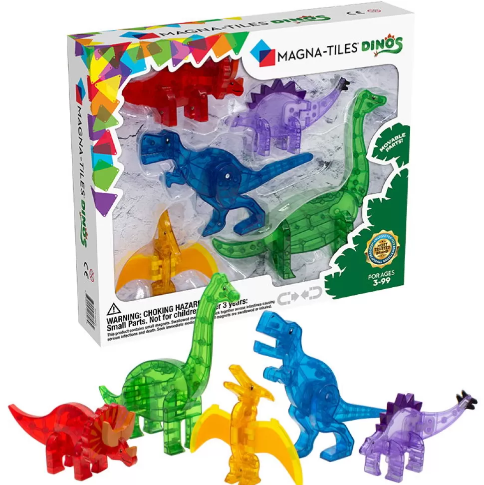 Magna-Tiles Magnetisch Speelgoed^ | Dinosaurussen, 5 St