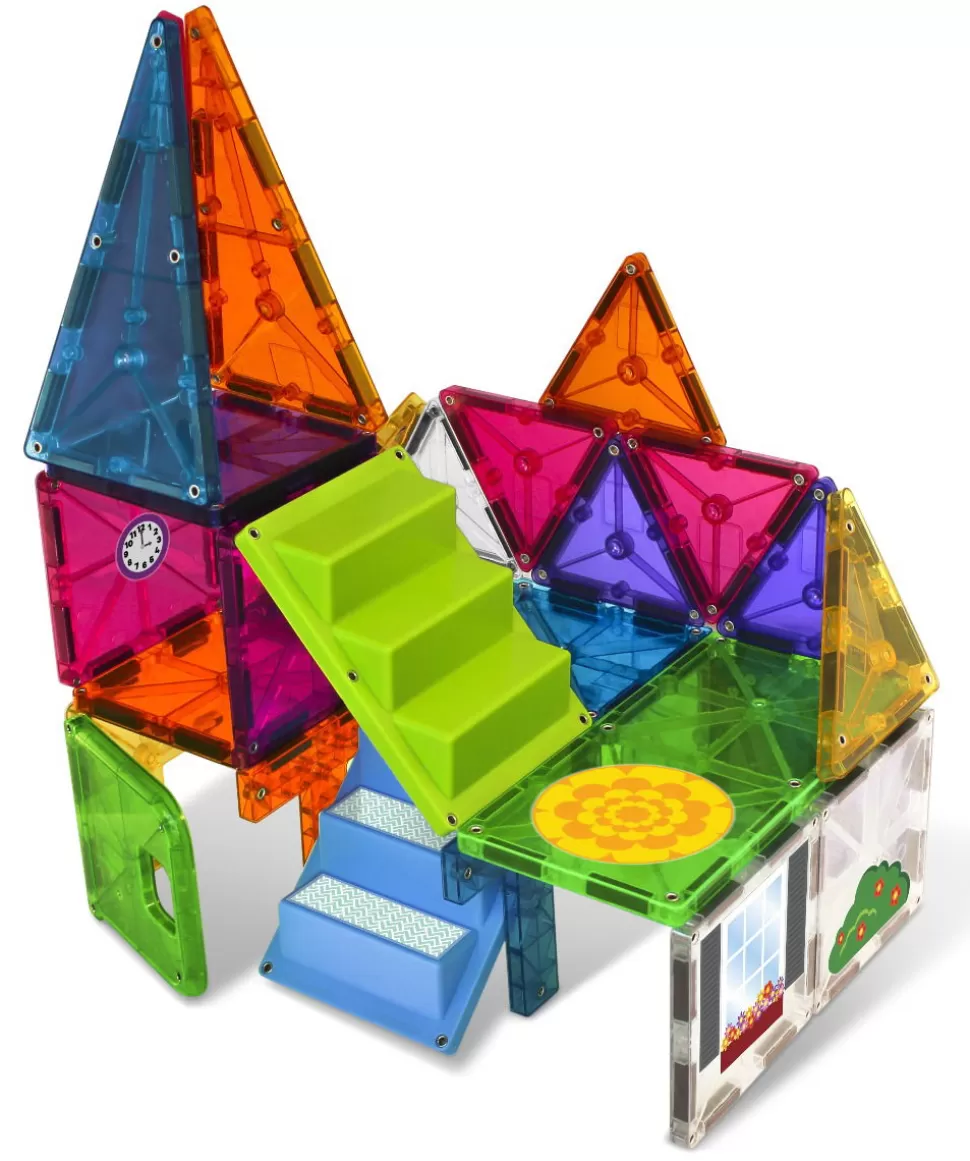 Magna-Tiles Magnetisch Speelgoed^ - Huis - 28 Stk