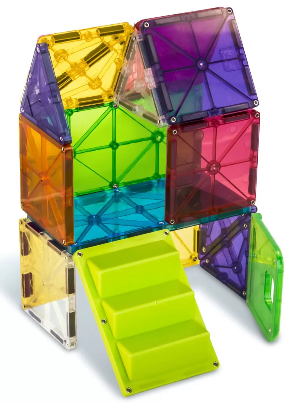 Magna-Tiles Magnetisch Speelgoed^ - Huis - 28 Stk