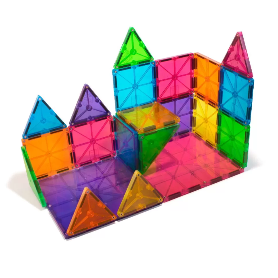 Magna-Tiles Magnetisch Speelgoed^ - Transparant - 32 Stk