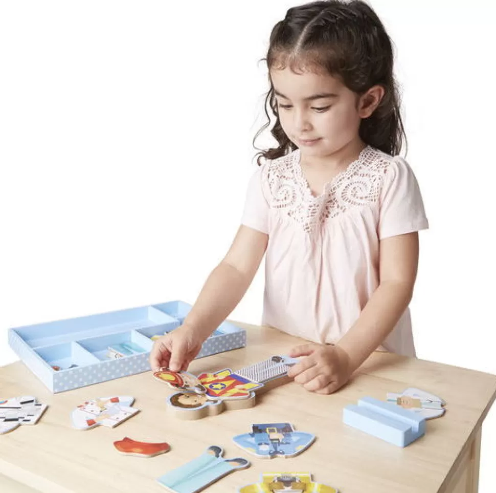 Melissa and Doug Poppen^Magnetische Aankleedpop - Julia