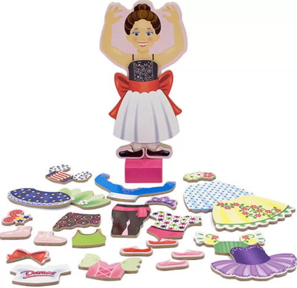 Melissa and Doug Magnetische Aankleedpop, Ballerina