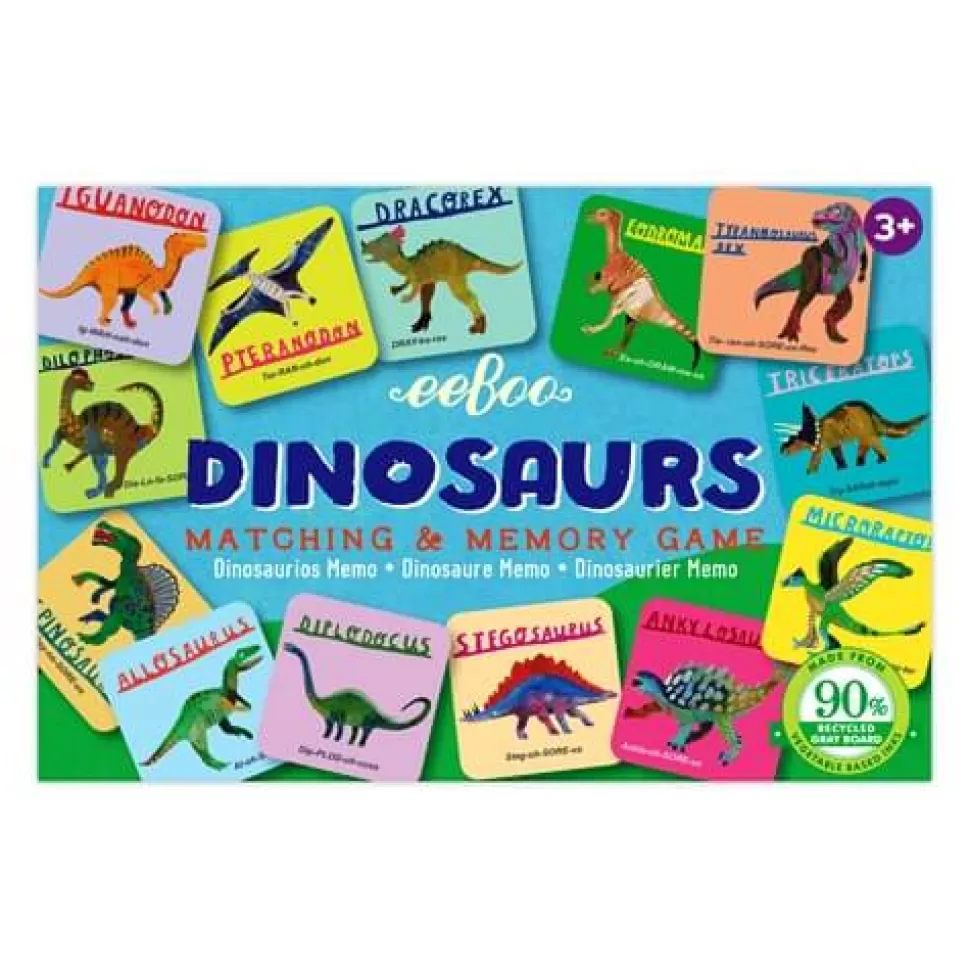 eeBoo Spelletjes^Memory Spel - Dinosaurussen