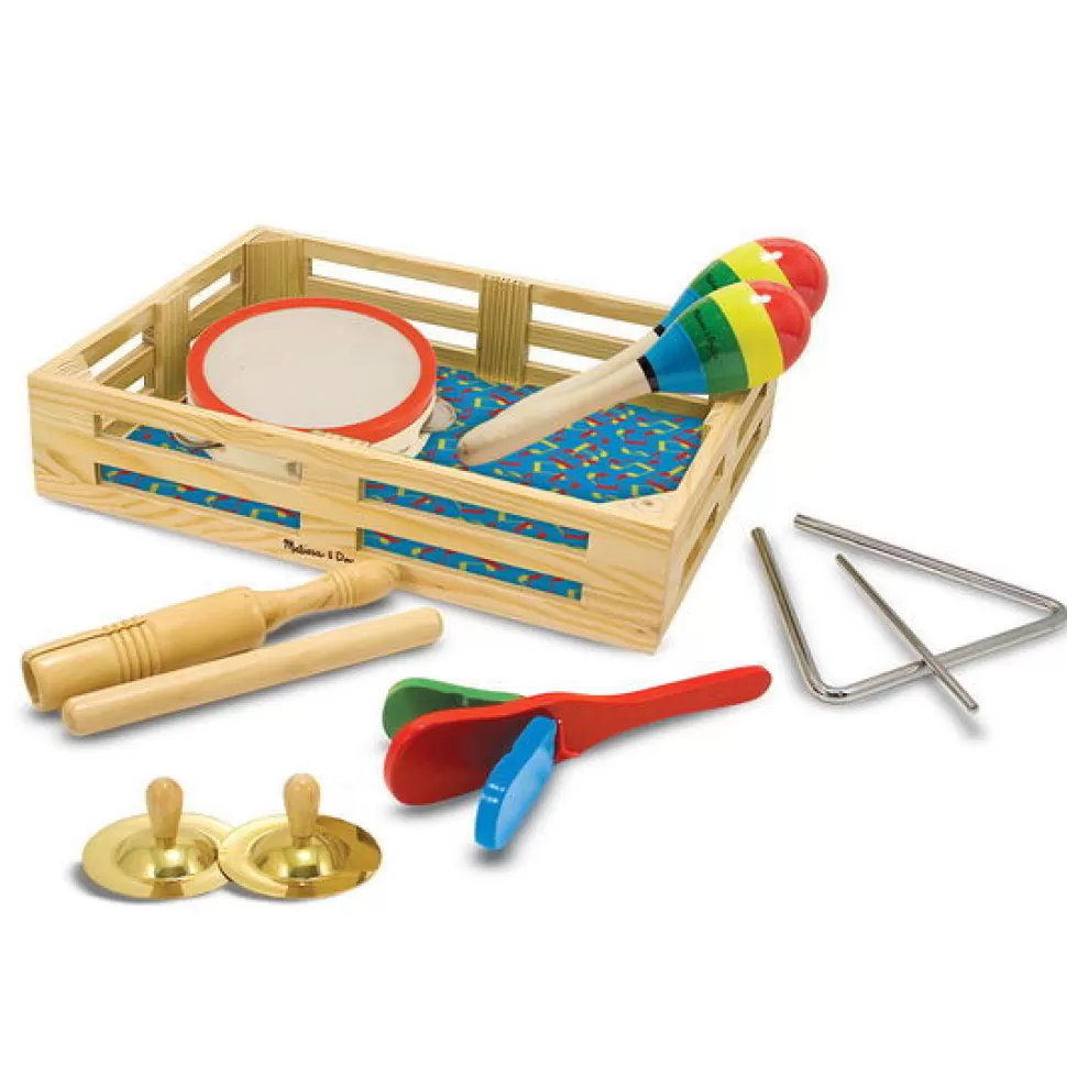 Melissa and Doug Muziekbakje Met 7 Instrumenten