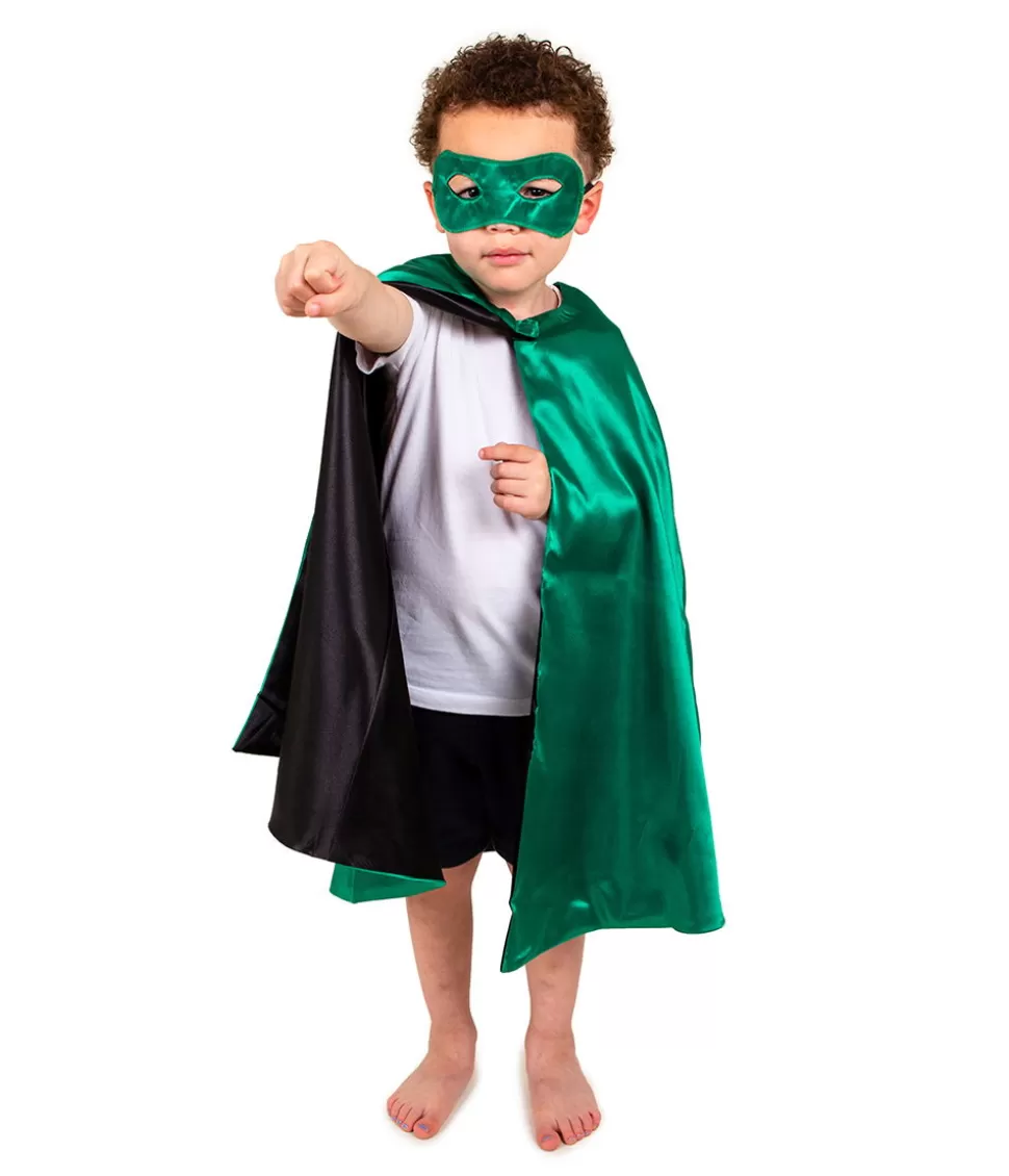 Pretend to Bee Omkeer Cape Groen/Zwart Superheld (3-7 Jaar)