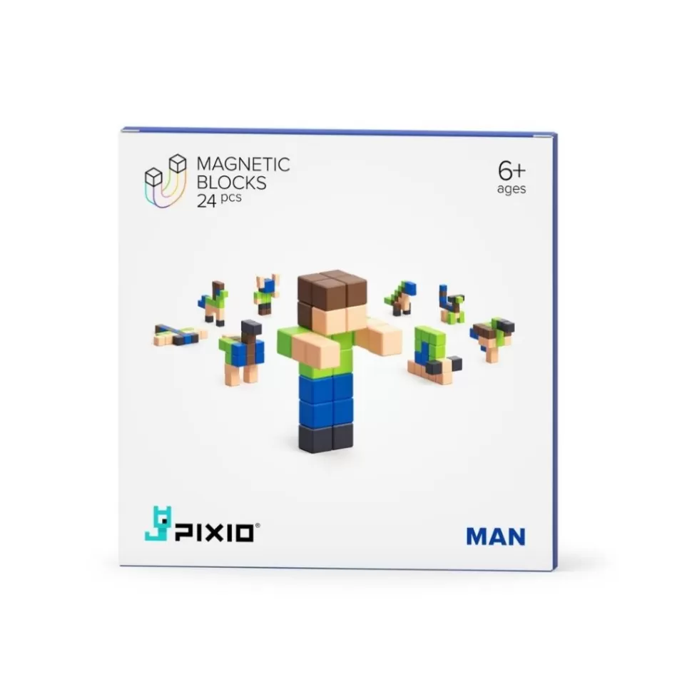 PIXIO Magnetisch Speelgoed^ 24 - Man