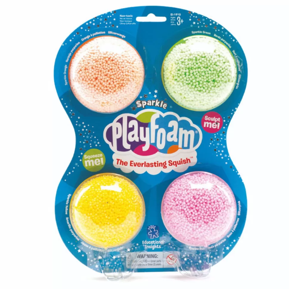 Learning Resources Sensorisch Speelgoed^Playfoam - Glitter - 4 Stk