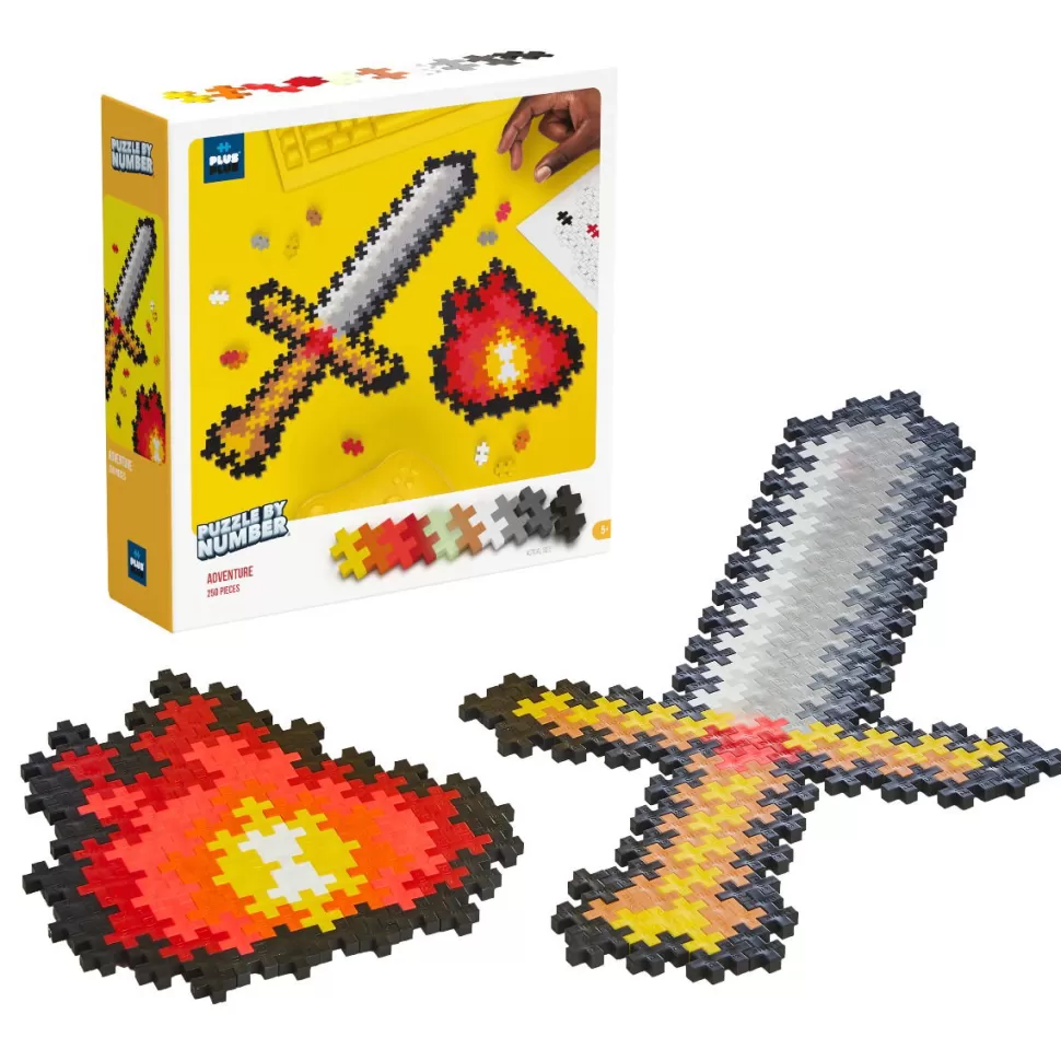 Plus-Plus - Puzzle By Number, Op Avontuur 250 St