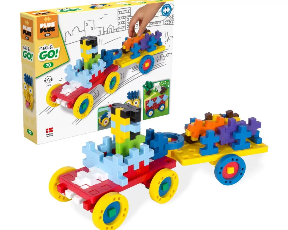 Plus-Plus Constructiespeelgoed^ Big - Make & Go! 70 Stk