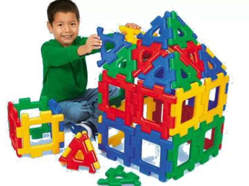 Polydron Constructiespeelgoed^ Large - 40 Delen