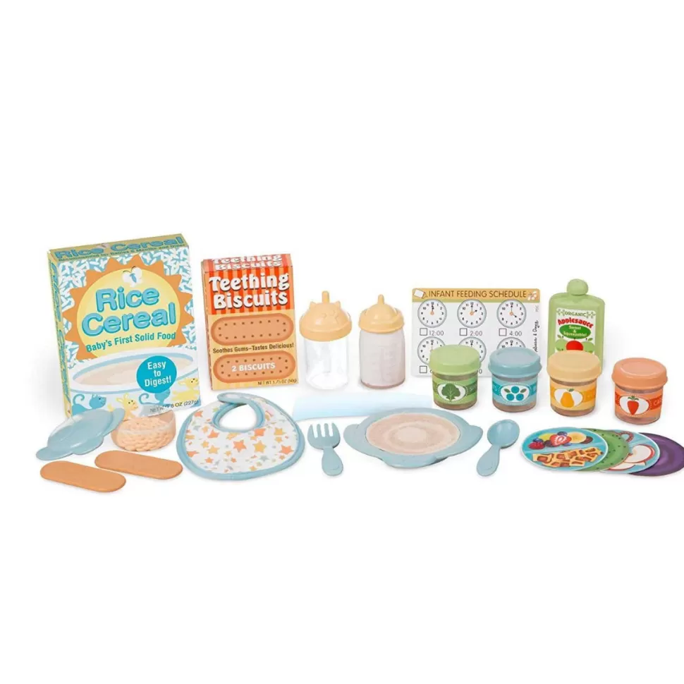 Melissa and Doug Poppen^Pop Accessoires - Etenstijd - 24 Delen