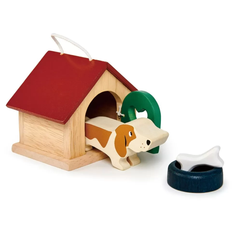 Tender Leaf Poppenhuis Accessoire - Hondenhok M. Hond