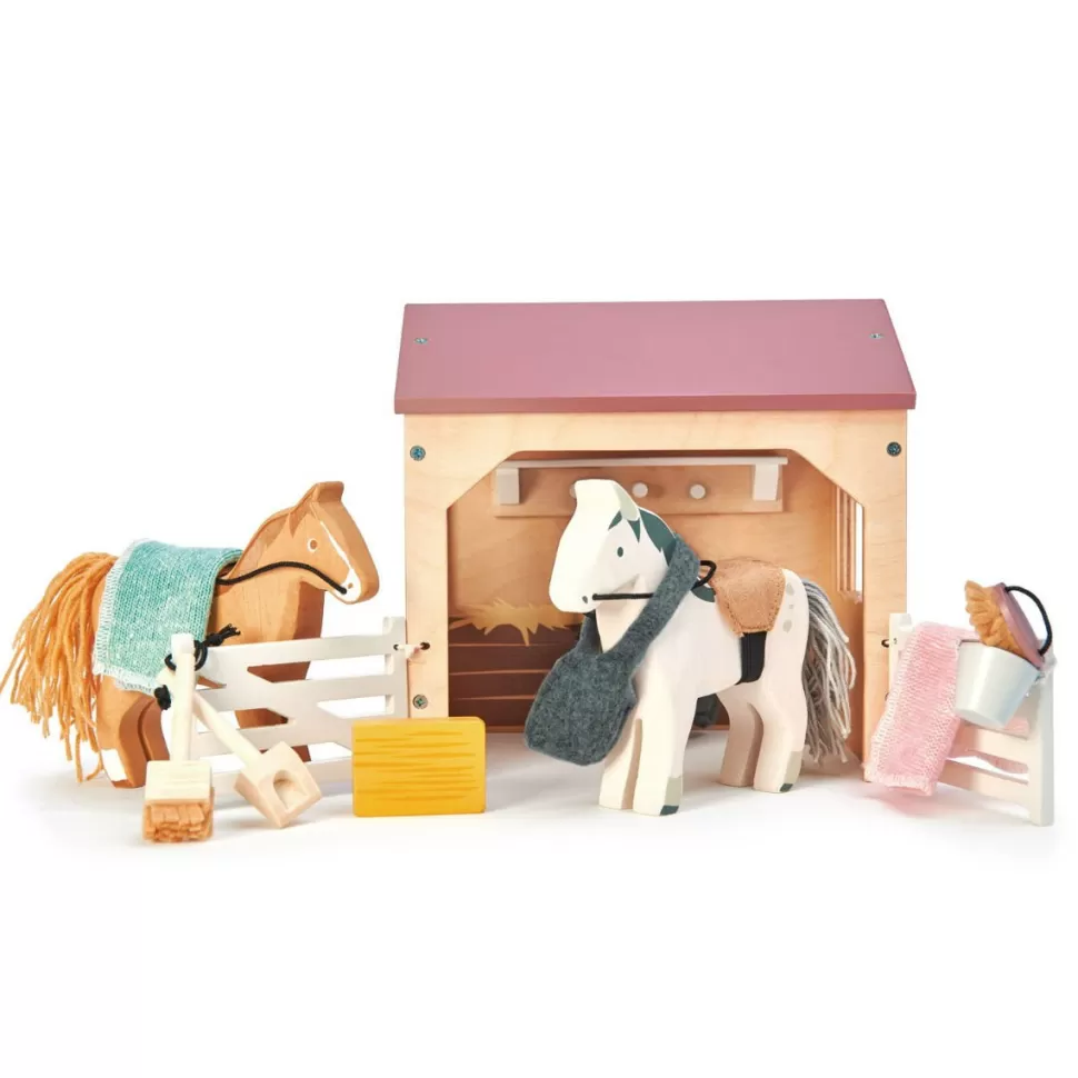 Tender Leaf Speelgoed Dieren^Poppenhuis Accessoire - Paardenstal