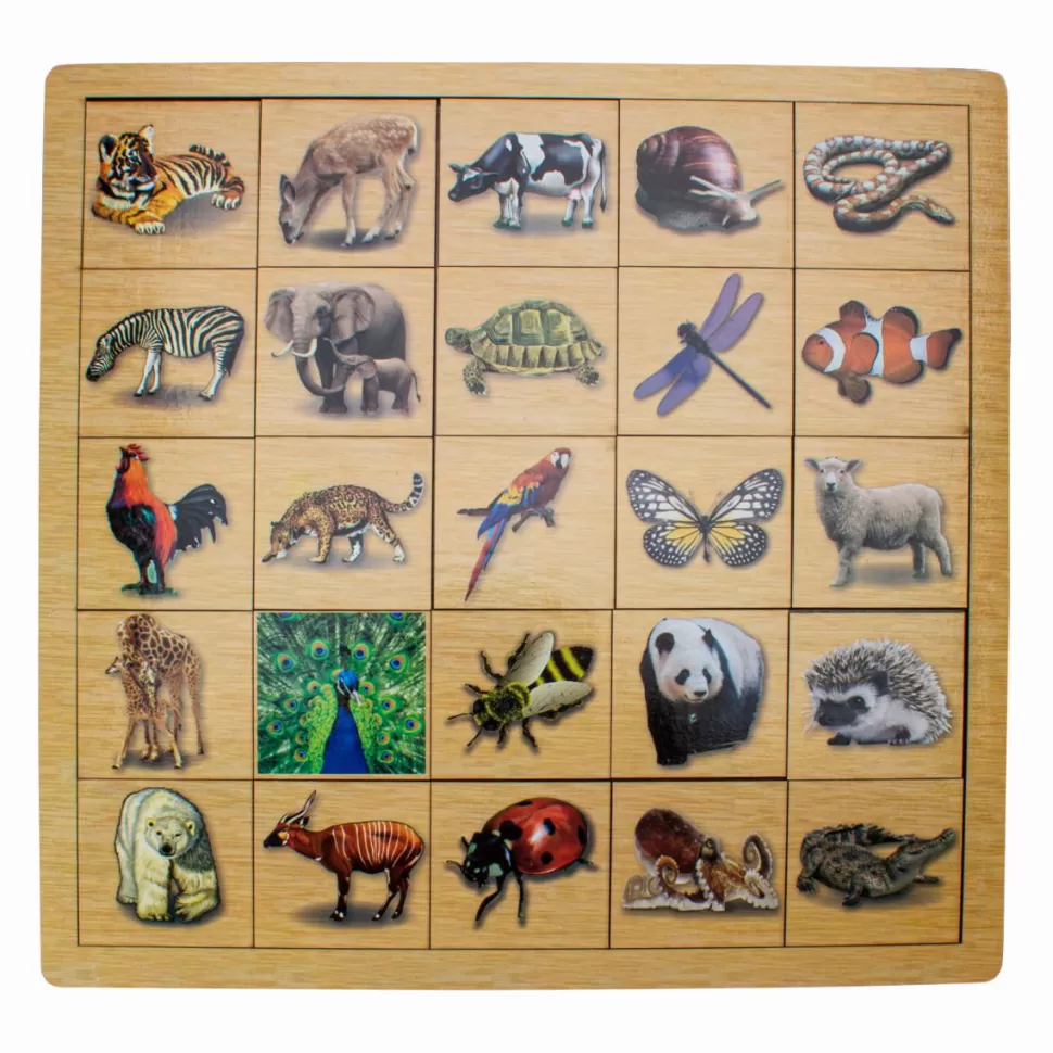 Magni Puzzel, 25 Stukjes - Dieren In Detail