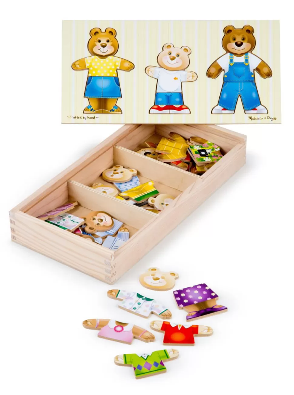 Melissa and Doug Puzzel^Puzzel - Mix & Match - Berenfamilie