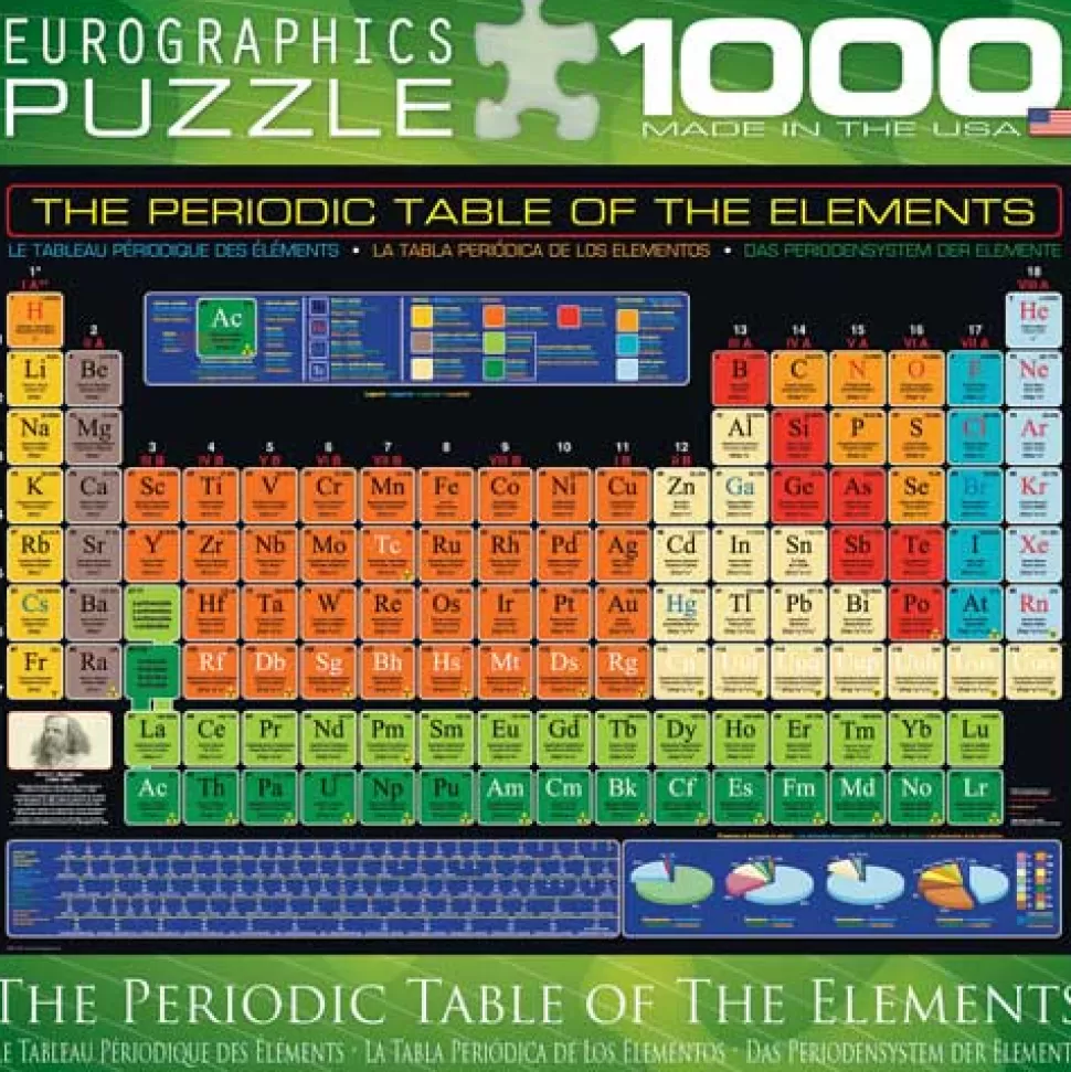 eurographics Puzzel^Puzzel - Periodiek Systeem, 1000 Stukjes