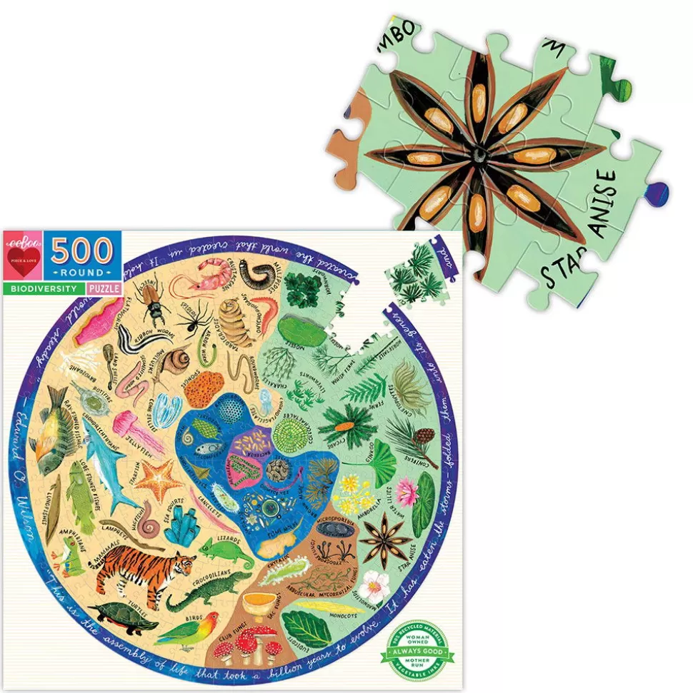 eeBoo Puzzel^Puzzel Met 500 Stukjes - Biodiversiteit