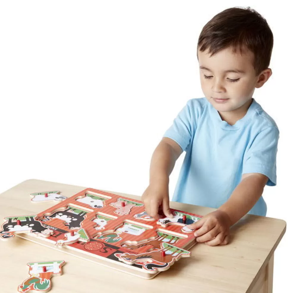 Melissa and Doug Puzzel Met Geluid - Boerderijdieren