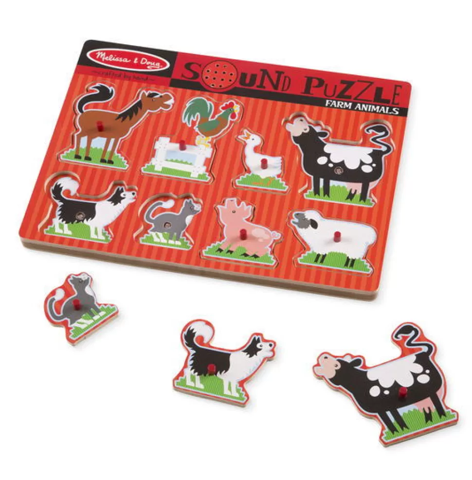 Melissa and Doug Puzzel Met Geluid - Boerderijdieren